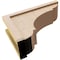Ekena Millwork 7"W x 21"D x 14"H Classic Bryant Rough Cedar Woodgrain TimberThane Corbel, Primed Tan CORUR07X21X14BRYRCPR - alternate 4